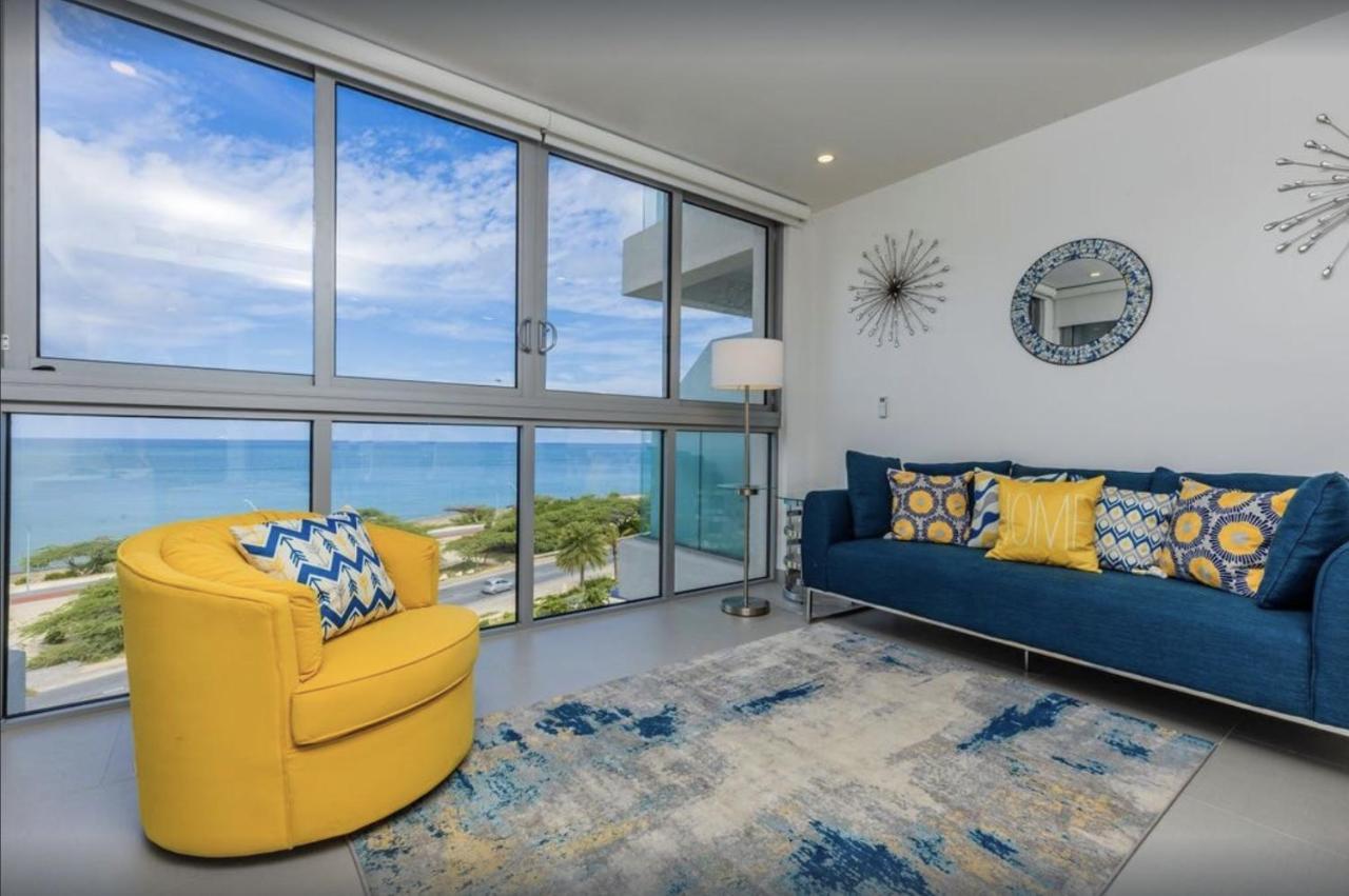 Breath Taking Beach Front Views Condo Eagle Beach Palm Beach Exterior foto